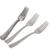 Вилка одноразовая 190мм, металлизированная, ПС 50 шт/уп