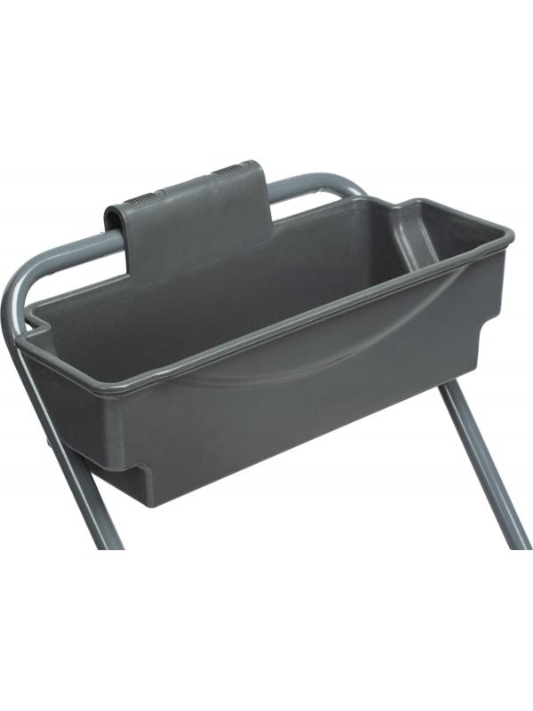 Тележка уборочная одноведерная 25л отжим, контейнер, мет.каркас ТК722