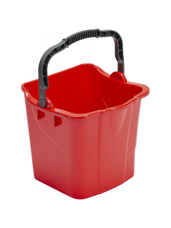 Тележка уборочная одноведерная 25л отжим, контейнер, мет.каркас ТК722