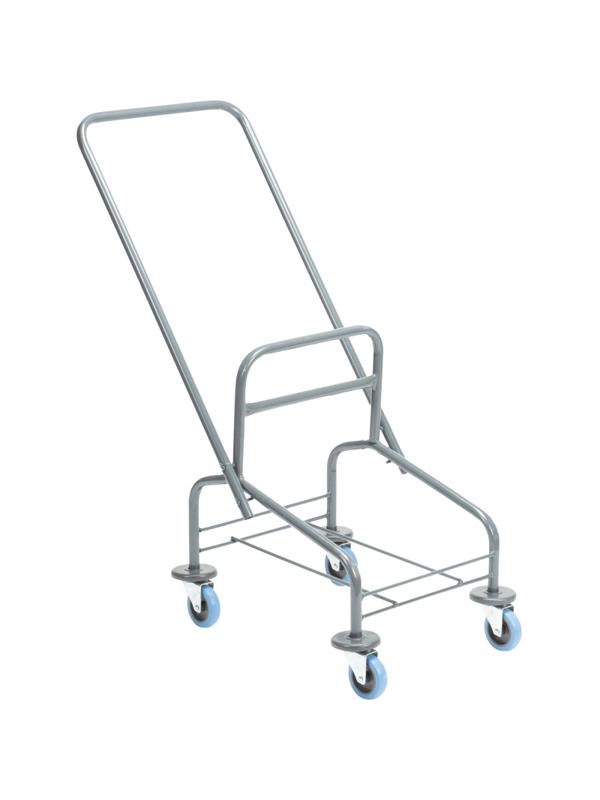 Тележка уборочная одноведерная 25л отжим, контейнер, мет.каркас ТК722