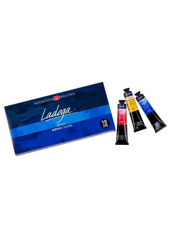 Краски акриловые Ладога  10 шт х46мл,2241142