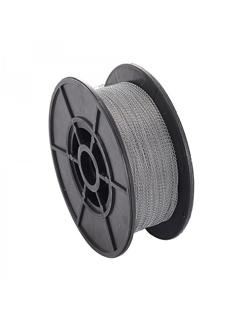 Проволока для опломбирования витая, нейлон+нержавейка, 100м, диаметр 0,8мм