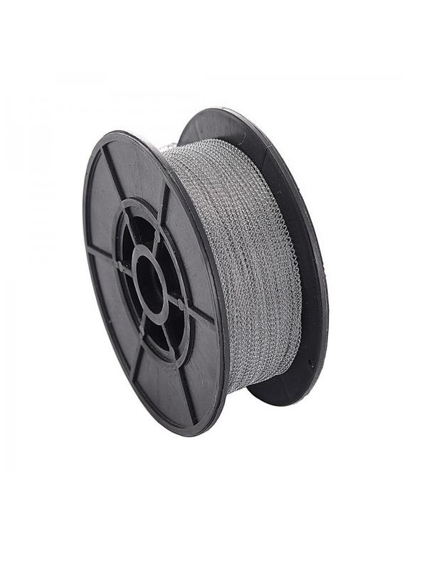 Проволока для опломбирования витая, нейлон+нержавейка, 100м, диаметр 0,8мм