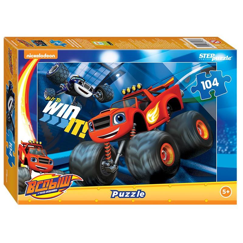 Пазл 104 элемента Вспыш и чудо-машинки арт.82174