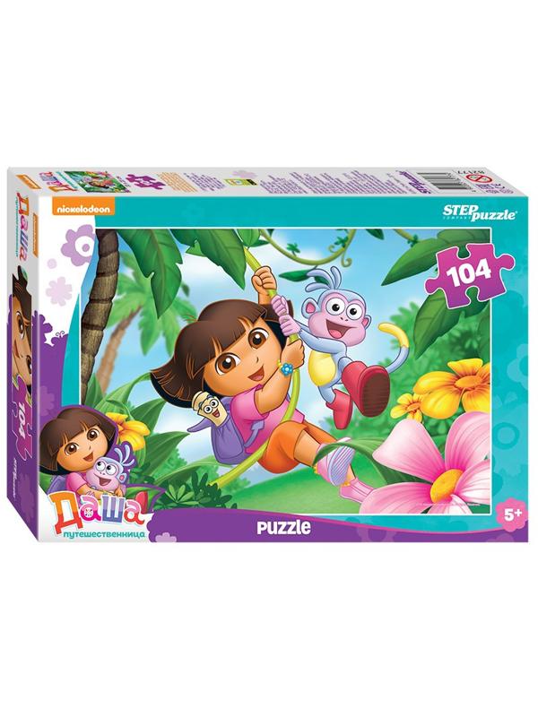 Пазл 104 элемента Даша-путешественница арт.82177