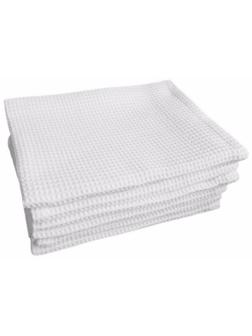 Полотенце вафельное 40х80 плотн.150гр/м2, отбелен., 10шт