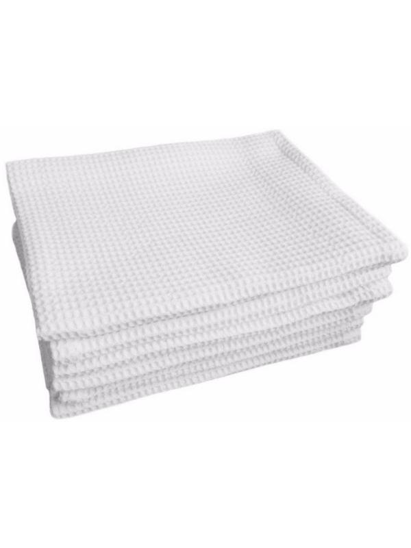 Полотенце вафельное 35х80 плотн.120гр/м2, отбелен., 10шт