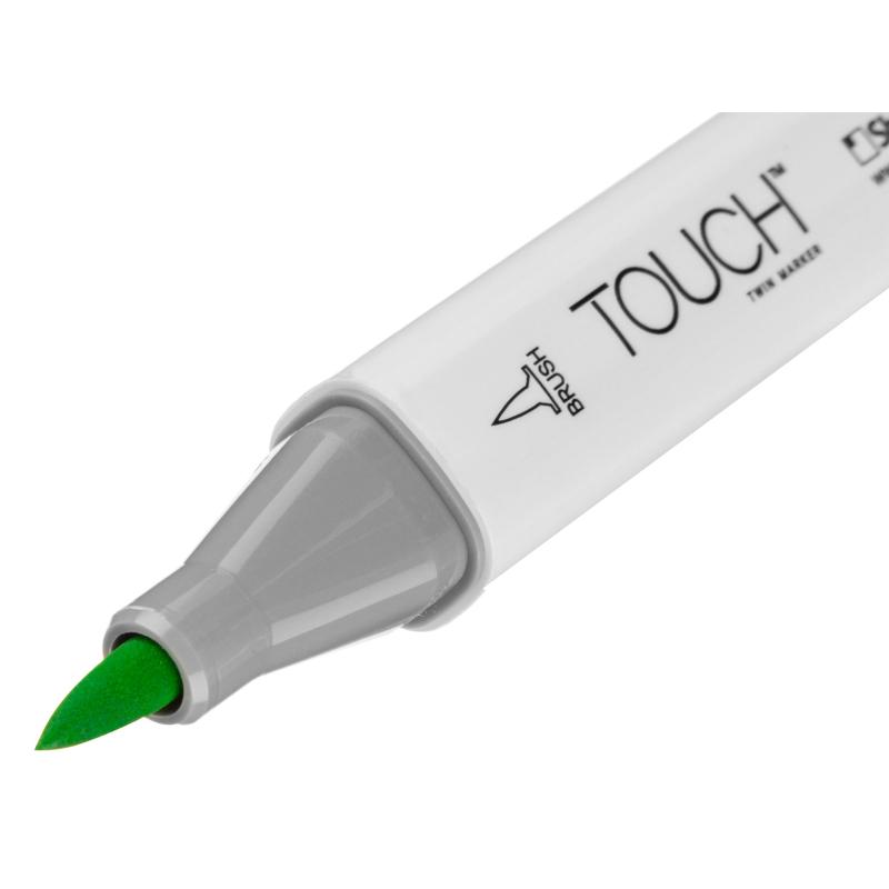 Маркер для скетчей TOUCH BRUSH двухсторонний цв.236 зел весенний, 1210236