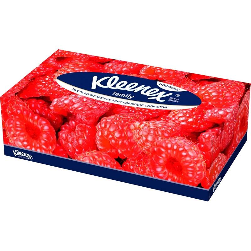 Салфетки косметические Kleenex Family 150шт/уп