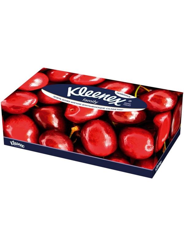 Салфетки косметические Kleenex Family 150шт/уп