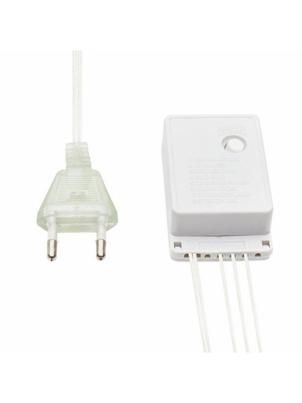 Гирлянда светодиодная Занавес 1,5x1 м, 96 LED, мерцание, Синий,  235-023