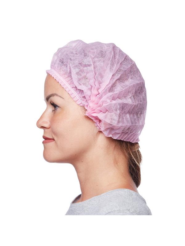 Шапочка Шарлотта розовая, 50шт/уп.