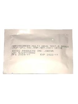 Тест - полоски NARCOSCREEN мультипанель (5 видов) в моче