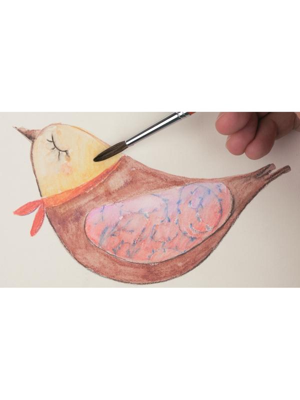 Карандаши акварельные цветные 12цв 3-гран Milan