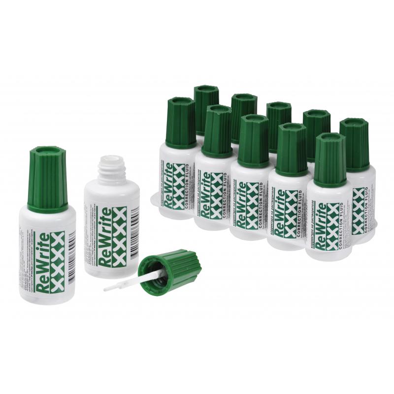 Корректирующая жидкость 20мл на быстросохнущей основе ReWrite 537014