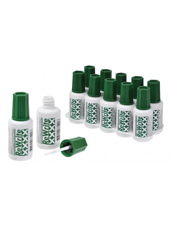 Корректирующая жидкость 20мл на быстросохнущей основе ReWrite 537014