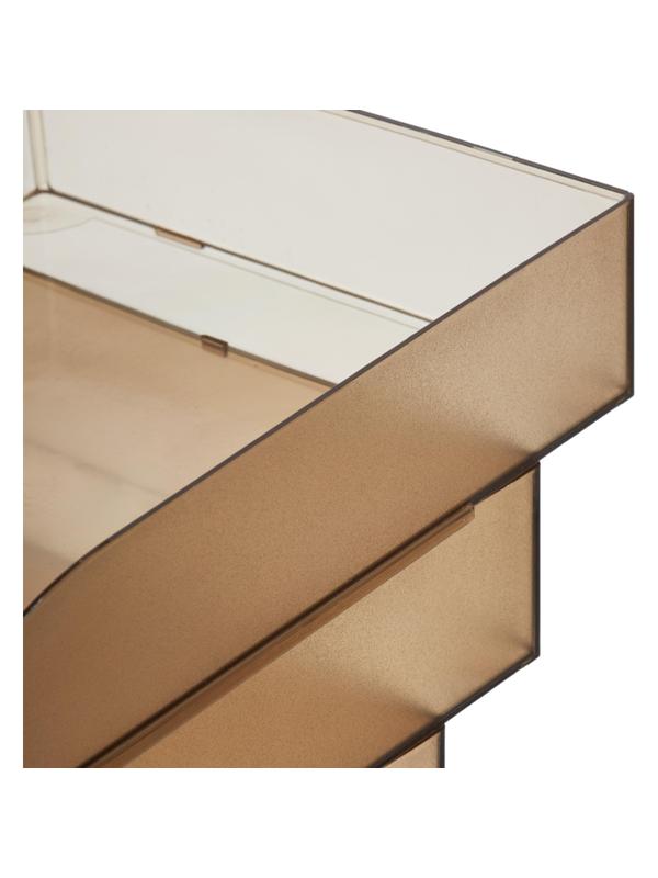 Лоток горизонтальный ATTAСHE, тонированный 4шт/упаковке