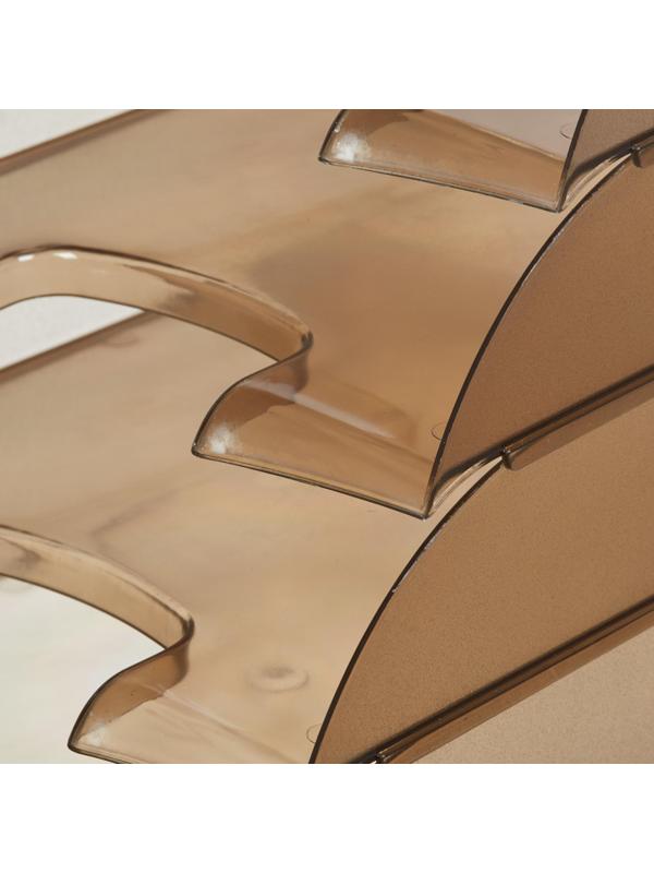 Лоток горизонтальный ATTAСHE, тонированный 4шт/упаковке