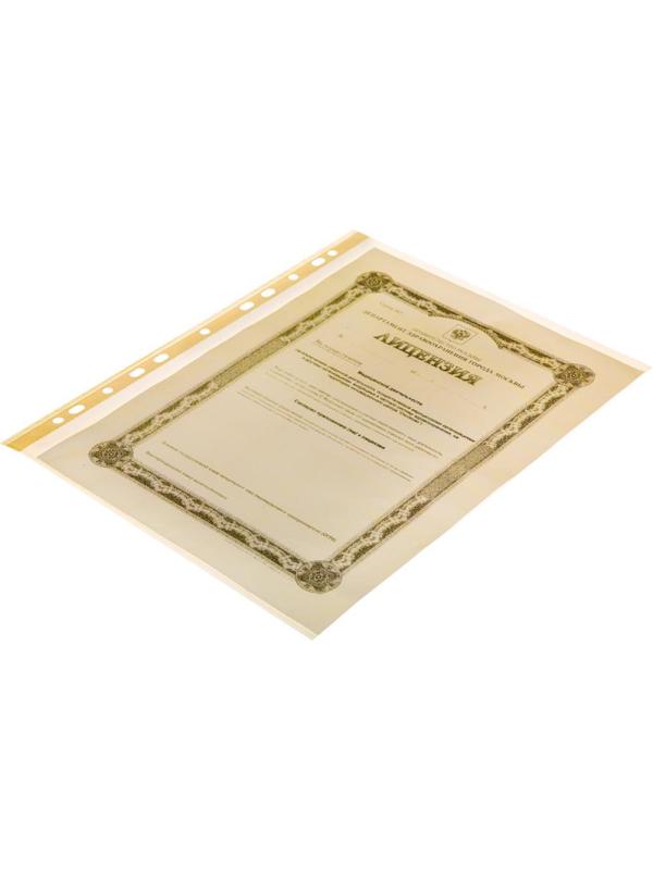 Файл-вкладыш А4 35 мкм.  Attache, ассорти, 100 шт