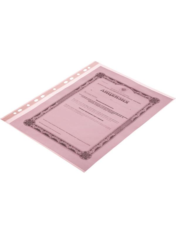 Файл-вкладыш А4 35 мкм.  Attache, ассорти, 100 шт