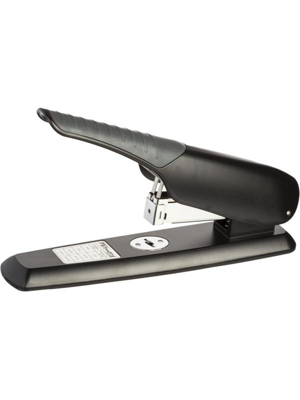 Степлер КОМУС 1159 (N23) до 100 лист. закрытое плоское сшивание черный