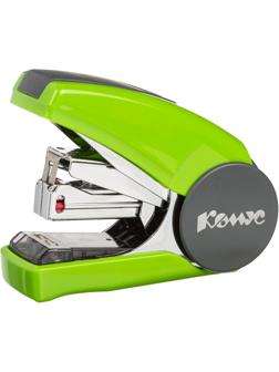 Степлер Комус Light-Force(№10) до 17листов,энергосберегающий,антистеп,зел