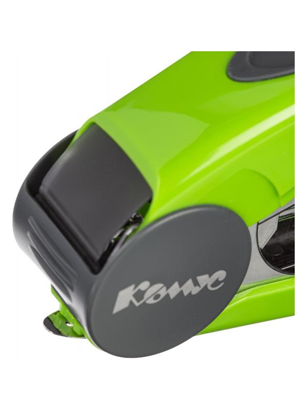 Степлер Комус Light-Force(№10) до 17листов,энергосберегающий,антистеп,зел