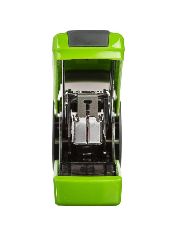 Степлер Комус Light-Force(№10) до 17листов,энергосберегающий,антистеп,зел