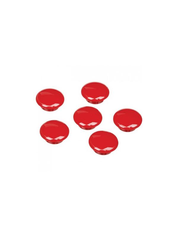 Магнитный держатель для досок Комус 20 мм, 6шт/уп. 3216 красный