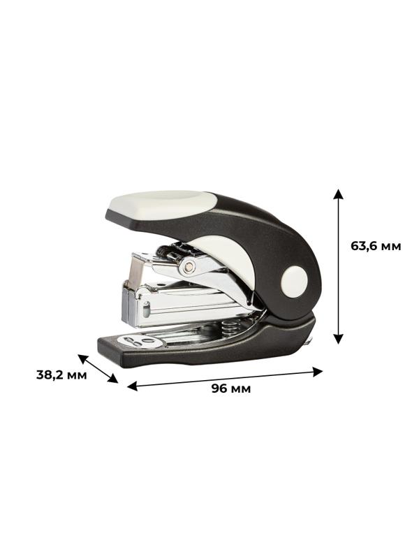 Степлер -мини КОМУС 6116 Light-Force N24/6 до 20л,энергосберег,антист,черн