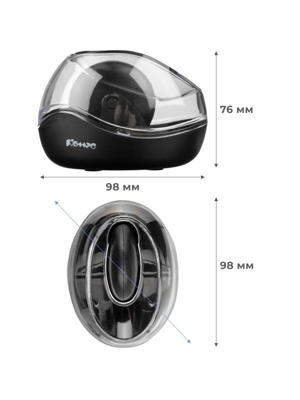 Скрепочница магнитная Комус 200107 с вращающимся колесиком