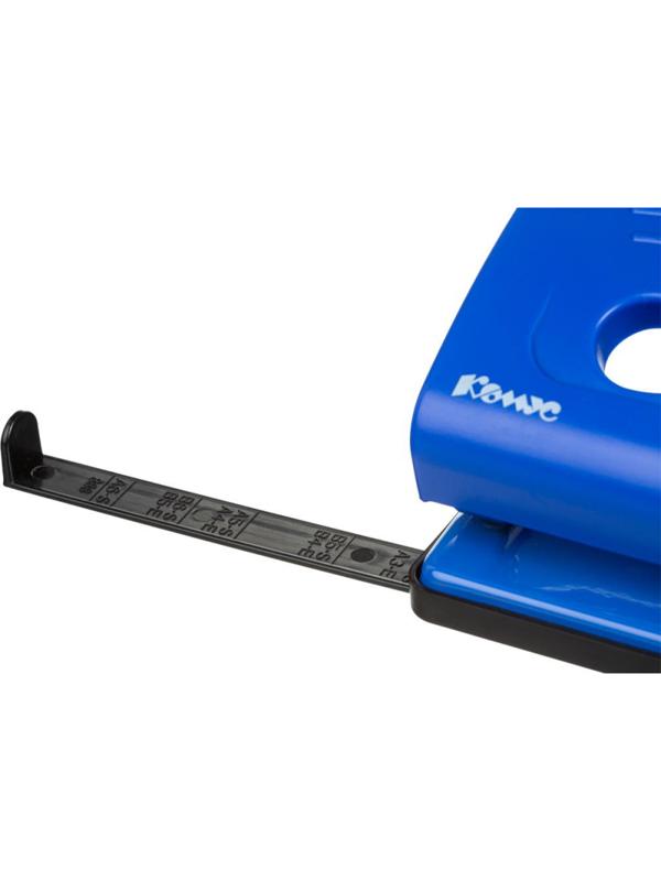 Дырокол Комус Prima 6325 синий до 20 листов.