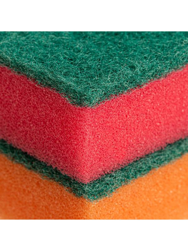 Губки для посуды Luscan 80х50х26мм 5шт/уп