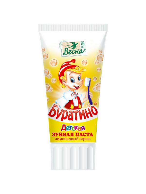 Зубная паста Весна Буратино 75мл лимонадный взрыв 1827