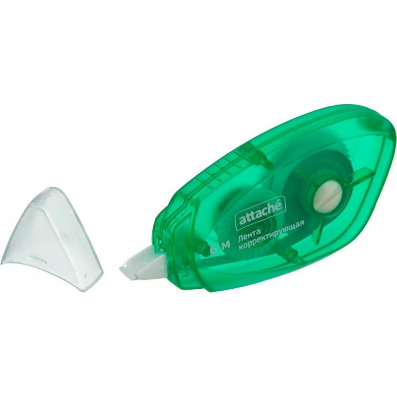 Корректирующая лента Attache 5ммx6м с подкручивающимся механизмом, цвет асс