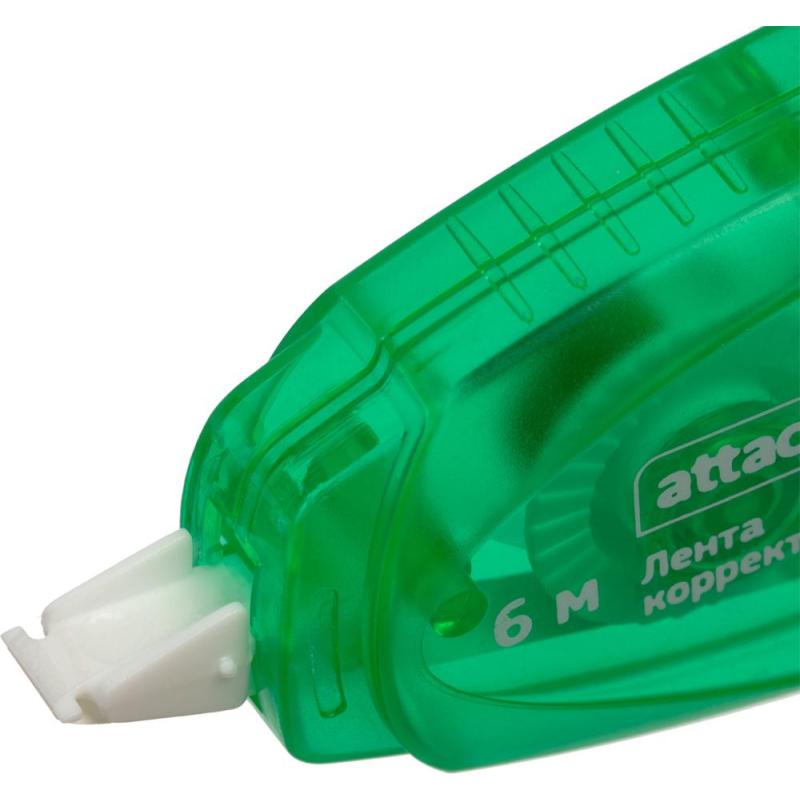 Корректирующая лента Attache 5ммx6м с подкручивающимся механизмом, цвет асс
