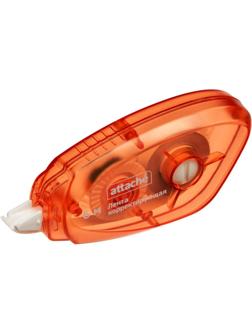 Корректирующая лента Attache 5ммx6м с подкручивающимся механизмом, цвет асс