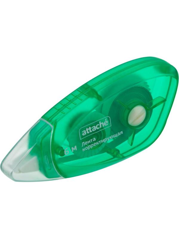 Корректирующая лента Attache 5ммx6м с подкручивающимся механизмом, цвет асс