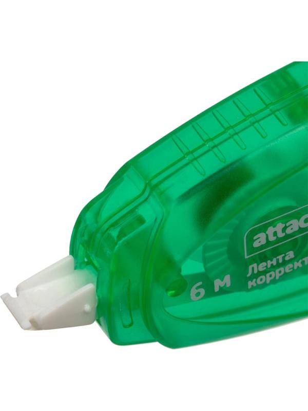 Корректирующая лента Attache 5ммx6м с подкручивающимся механизмом, цвет асс