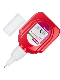 Корректирующий карандаш 18 мл Attache металлический наконечник красная