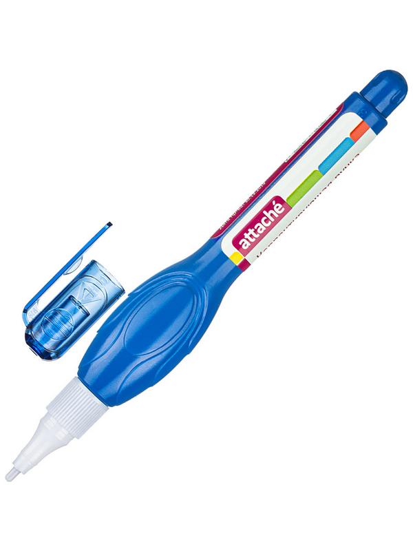 Корректирующий карандаш 5 мл Attache пластиковый наконечник цвет ассорти