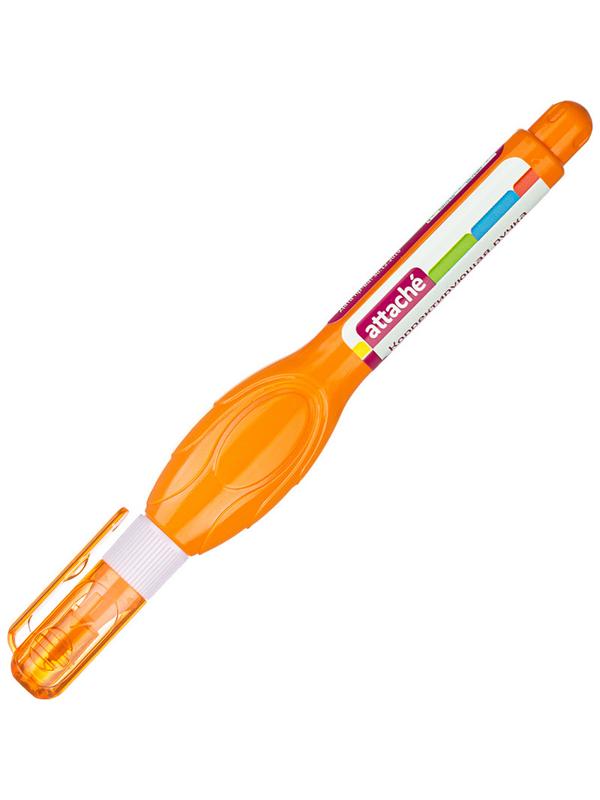 Корректирующий карандаш 5 мл Attache пластиковый наконечник цвет ассорти
