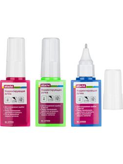Корректирующий карандаш 12 мл Attache с пластиковым наконечником цвет ассор