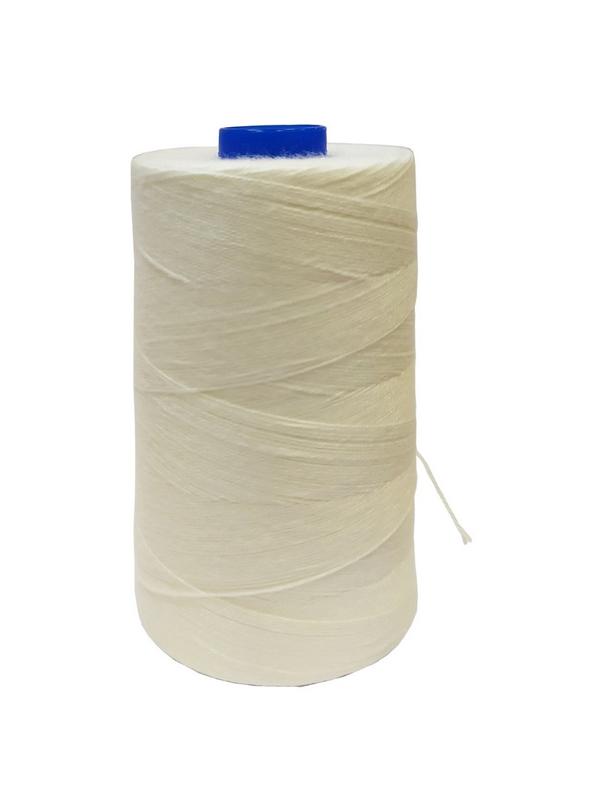 Нить прошивная лавсановая лш 210, белая (500 метров)