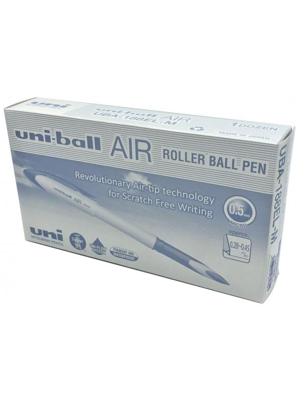Роллер Uni-Ball AIR 0,28-0,45мм синий UBA-188EL-M, голуб. корп