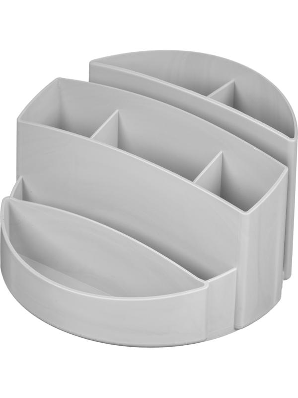 Подставка-органайзер д/канцеляр. мелочей Attache 8 отделений office серый