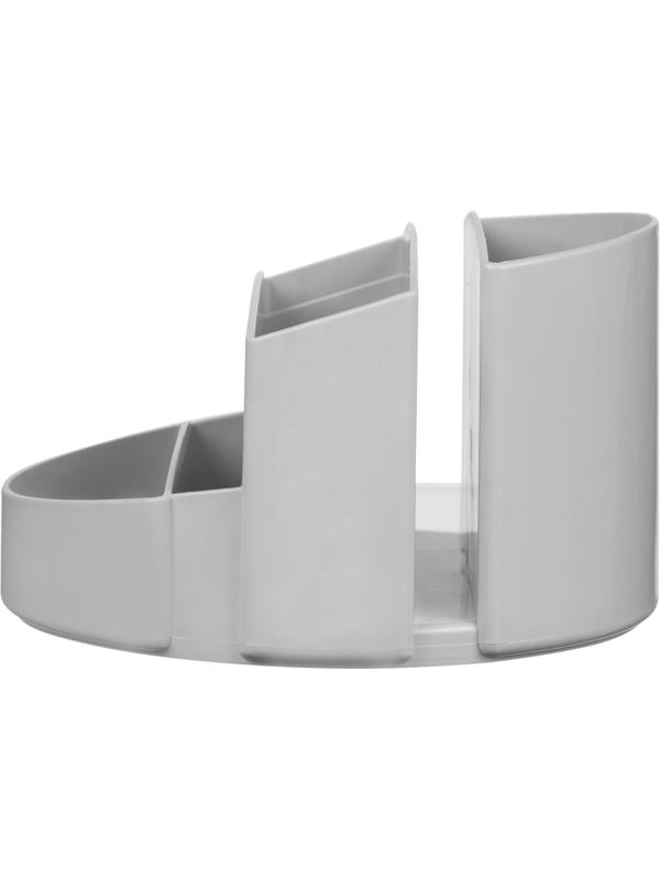 Подставка-органайзер д/канцеляр. мелочей Attache 8 отделений office серый