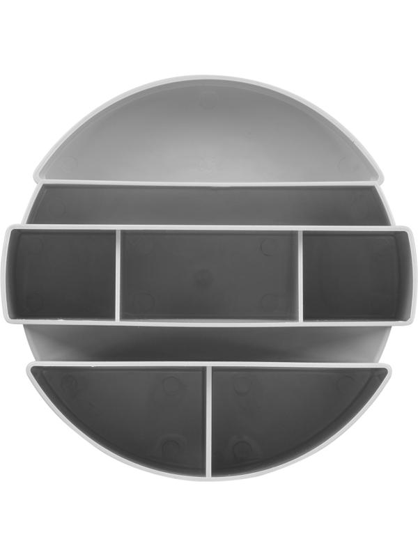 Подставка-органайзер д/канцеляр. мелочей Attache 8 отделений office серый