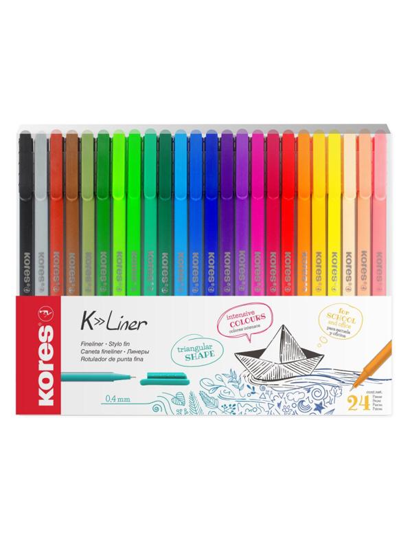 Линер KORES K Liner 0,4 мм набор 24шт