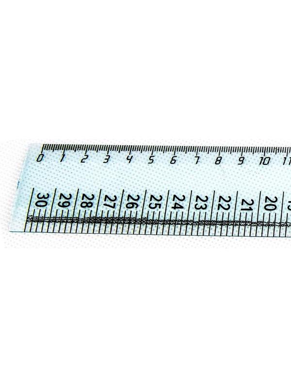 Линейка закройщика 30см Attache  прозрачная